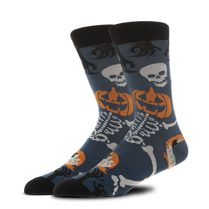 Halloween - Skeletons Grey/Black