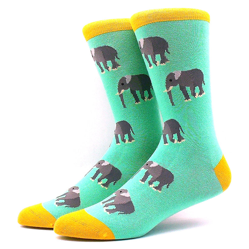 Elephants Yellow/Blue