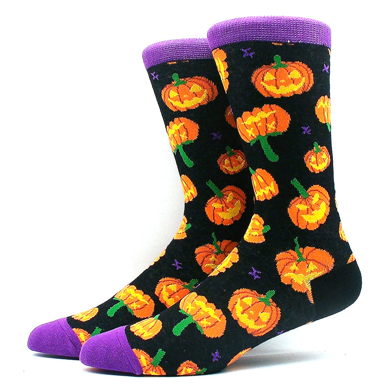 Halloween - Funky Pumpkins Black/Purple