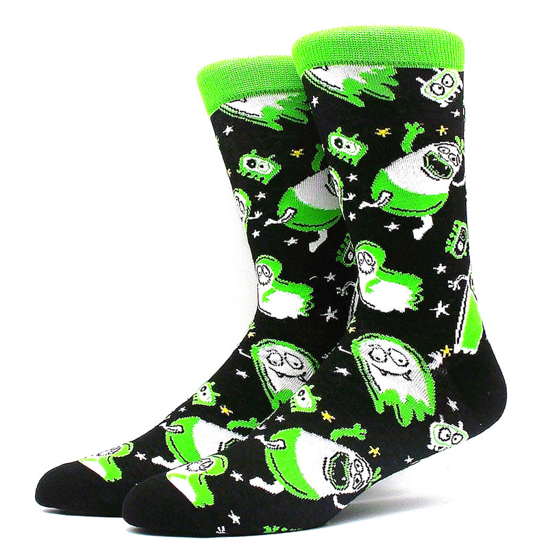 Halloween  - Freaky Ghosts Lime Green