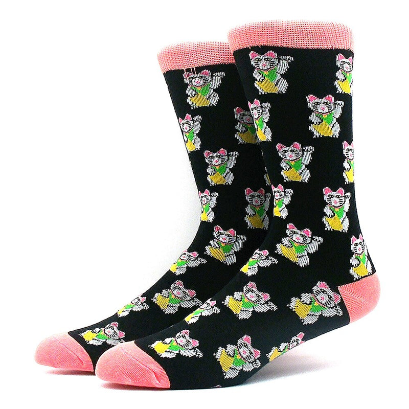 Lucky Cat Pink/Black