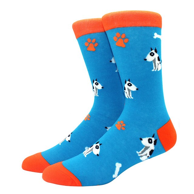 Dog Paw Orange/Blue