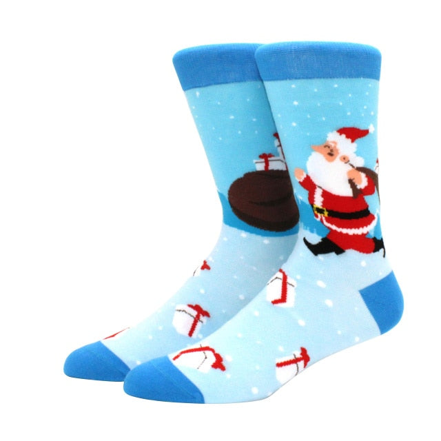 Excited Santa Blue