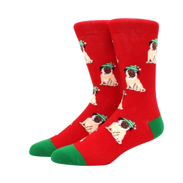 Christmas Pug Green/Red